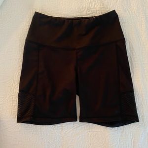SOLD!!!! Reebok Black Biker Shorts